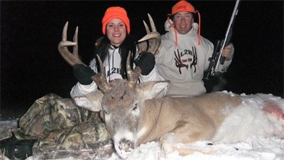 November 18th 2011, MONICA'S FIRST WHITETAIL
