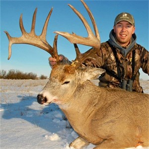 November 11th 2013, CODY SHOOTS A GORGEOUS WHITETAIL